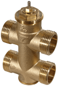 3-way unit valve, PN 16 (el.)
