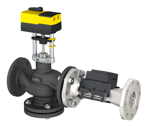 Dynamic flow control system with 2-way valve and energy monitoring, eValveco