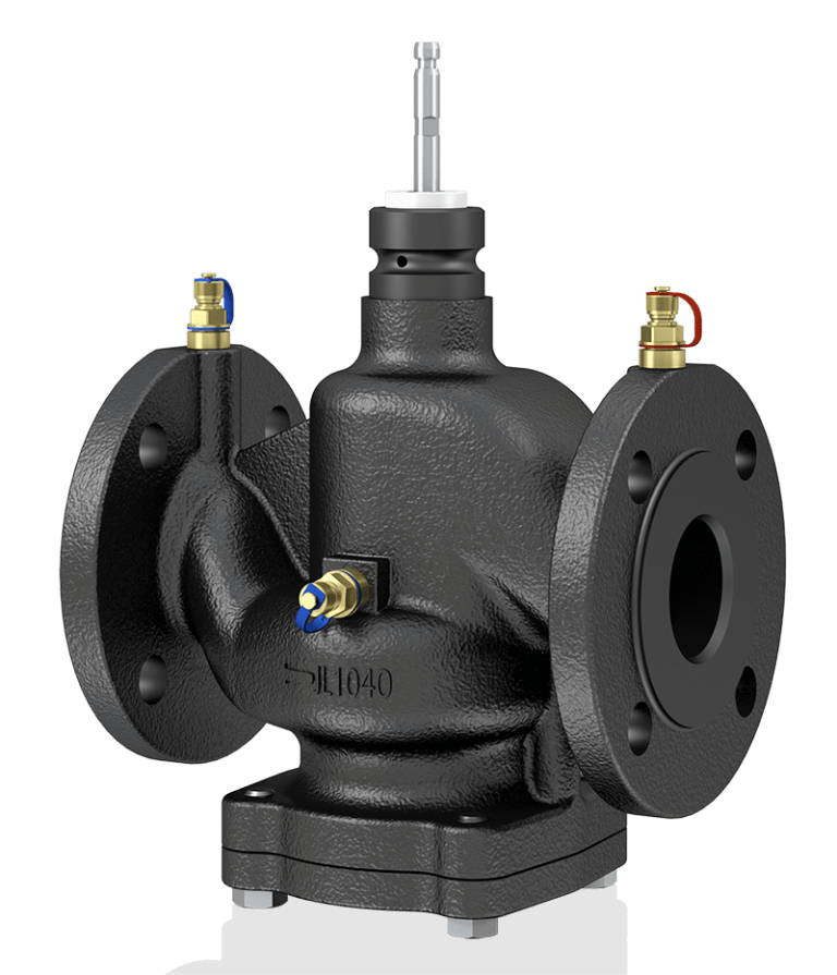 2-way regulating valve for dynamic hydronic balancing, PN 16, Valveco flange