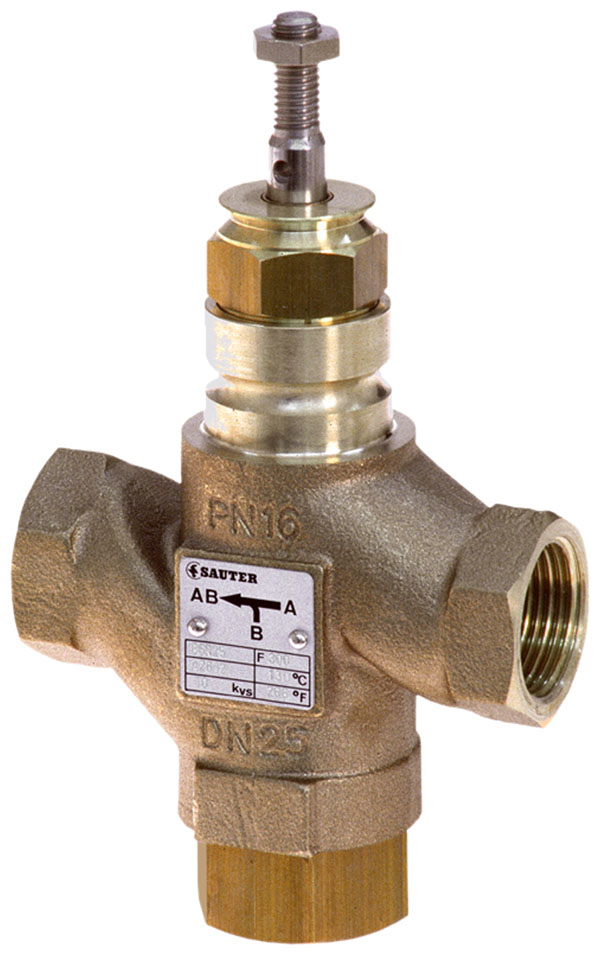 Valve pneumatique, manuelle, 3 voies